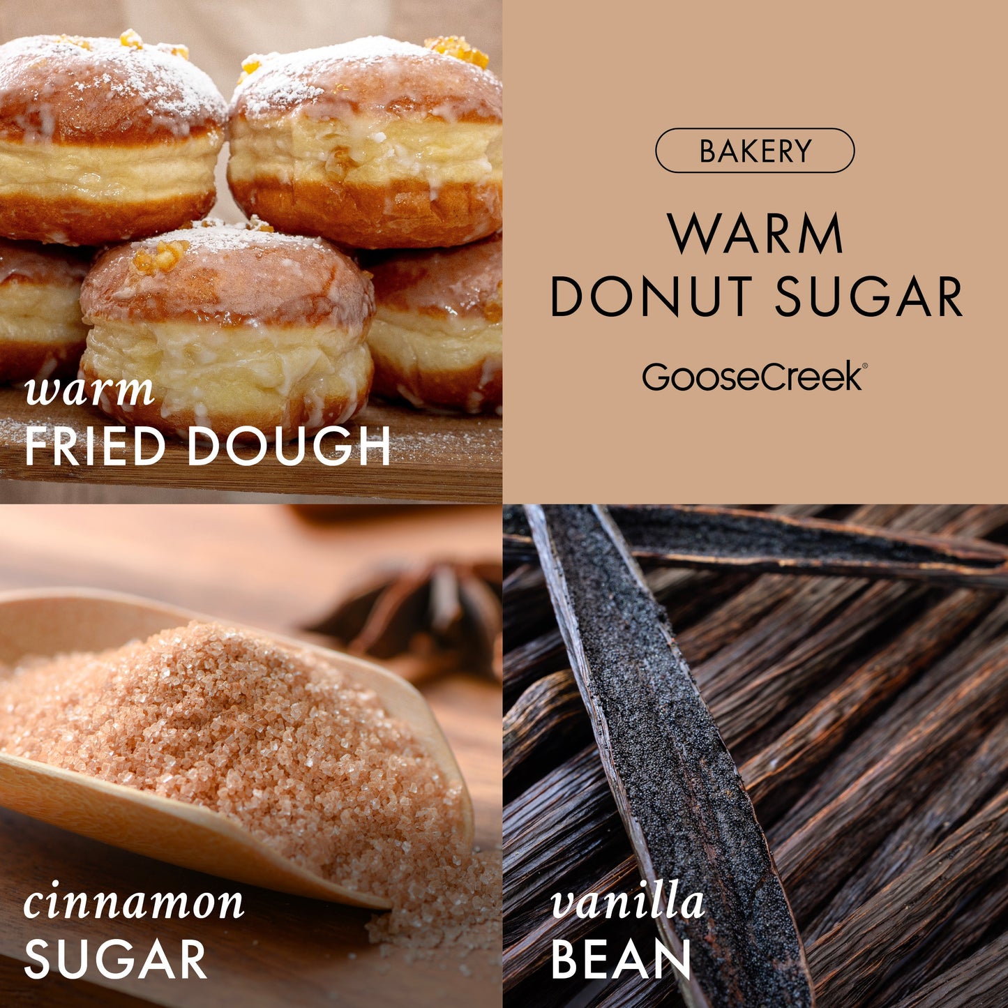 Warm Donut Sugar 3-Wick Candle