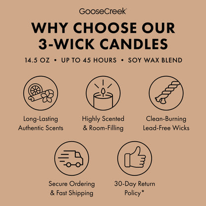 Warm Donut Sugar 3-Wick Candle