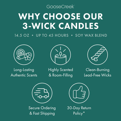 White Pine Lake 3-Wick Candle