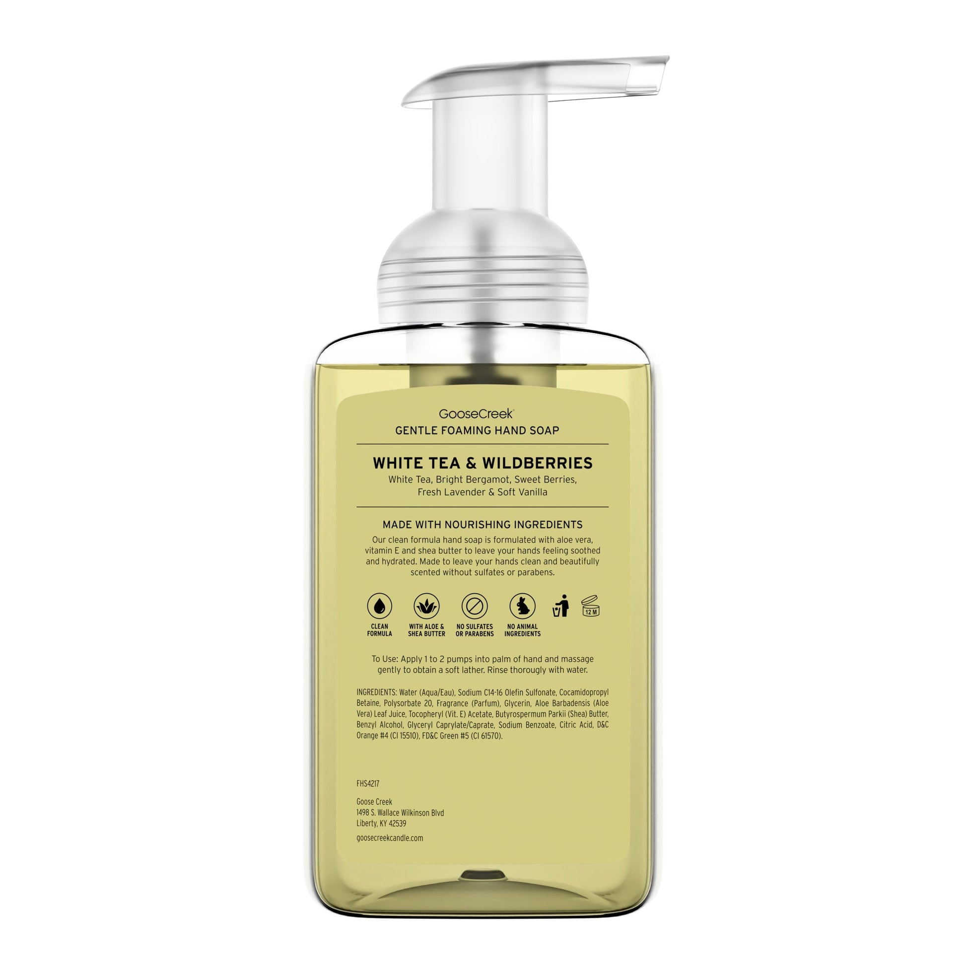 White Tea & Wildberries Lush Foaming Hand Soap